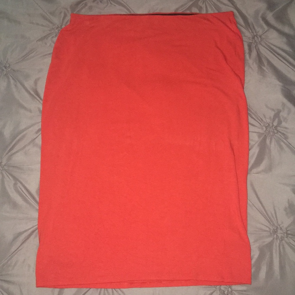 Old Navy Orange Straight Skirt Sz. XL